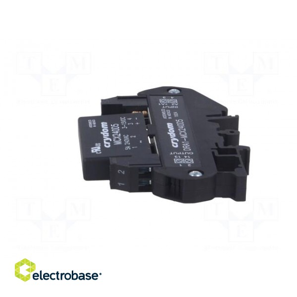Relay: solid state | Ucntrl: 3÷15VDC | 5A | 12÷280VAC | DIN | -30÷80°C image 3