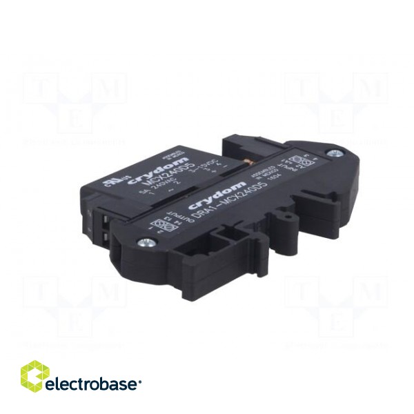 Relay: solid state | Ucntrl: 3÷15VDC | 5A | 12÷280VAC | DIN | -30÷80°C image 4