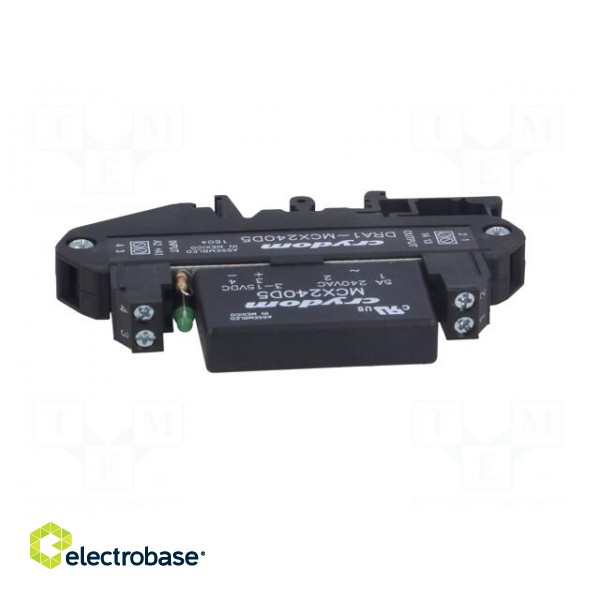 Relay: solid state | Ucntrl: 3÷15VDC | 5A | 12÷280VAC | DIN | -30÷80°C image 9