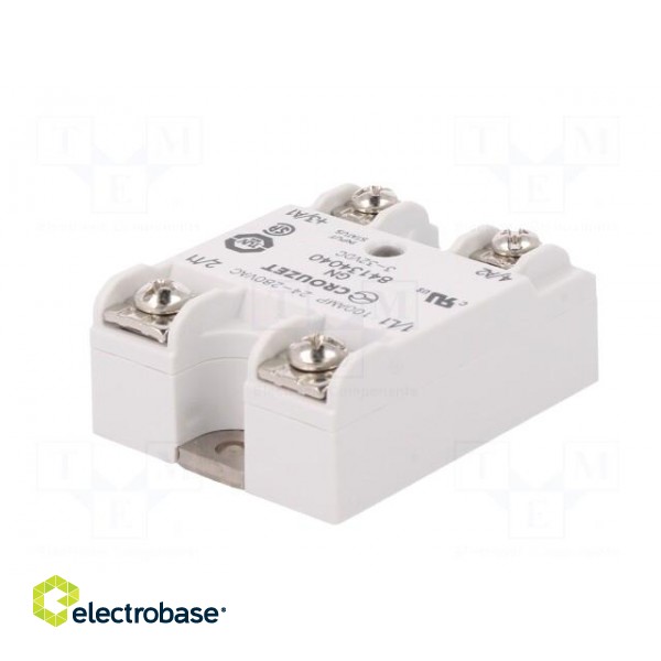 Relay: solid state | Ucntrl: 3÷32VDC | 100A | 24÷280VAC | on panel image 6