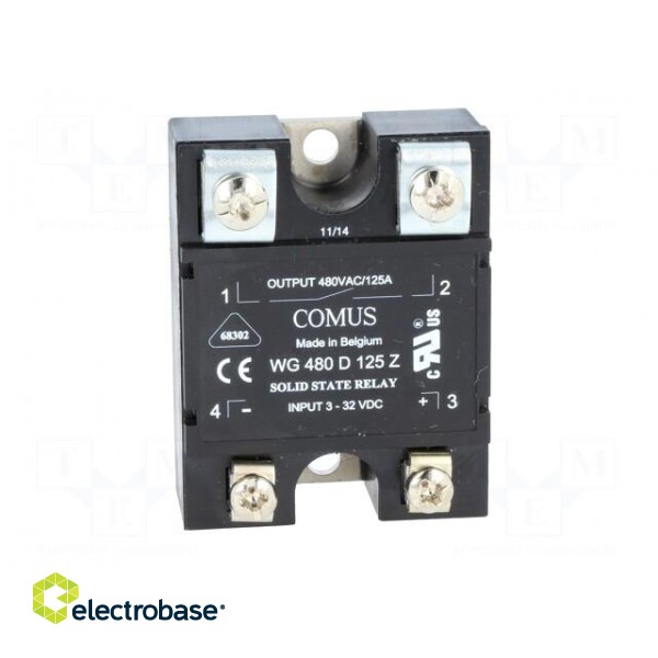 Relay: solid state | Ucntrl: 3÷32VDC | 125A | 24÷530VAC | -20÷80°C фото 9
