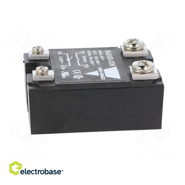 Relay: solid state | Ucntrl: 3÷32VDC | 50A | 24÷280VAC | -20÷70°C фото 3