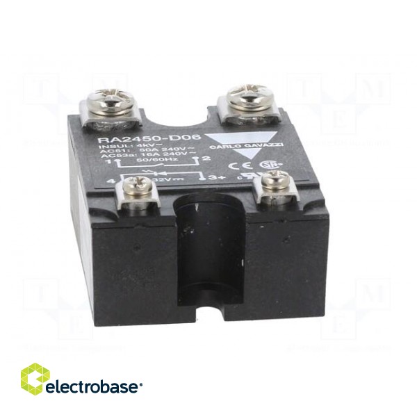 Relay: solid state | Ucntrl: 3÷32VDC | 50A | 24÷280VAC | -20÷70°C фото 9