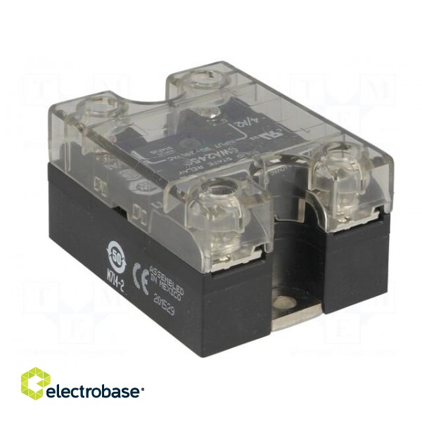 Relay: solid state | Ucntrl: 3÷32VDC | 50A | 24÷280VAC | -40÷80°C | IP20 image 4