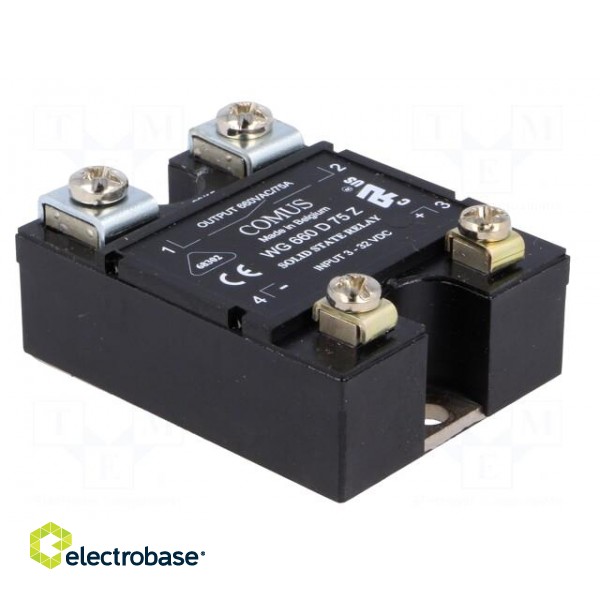 Relay: solid state | Ucntrl: 3÷32VDC | 75A | 24÷660VAC | -20÷80°C image 8