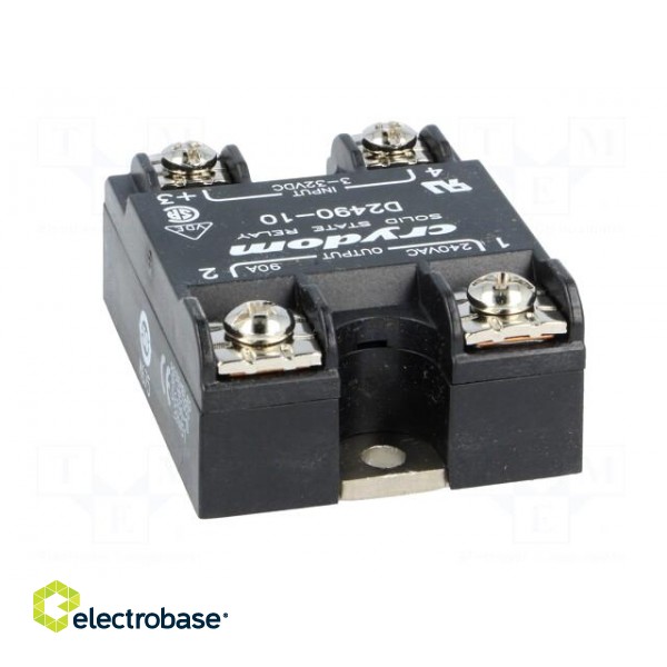 Relay: solid state | Ucntrl: 3÷32VDC | 90A | 24÷280VAC | -40÷80°C | IP00 image 5