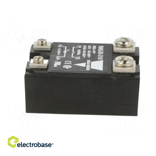 Relay: solid state | Ucntrl: 4.5÷32VDC | 50A | 24÷690VAC | -20÷70°C фото 3