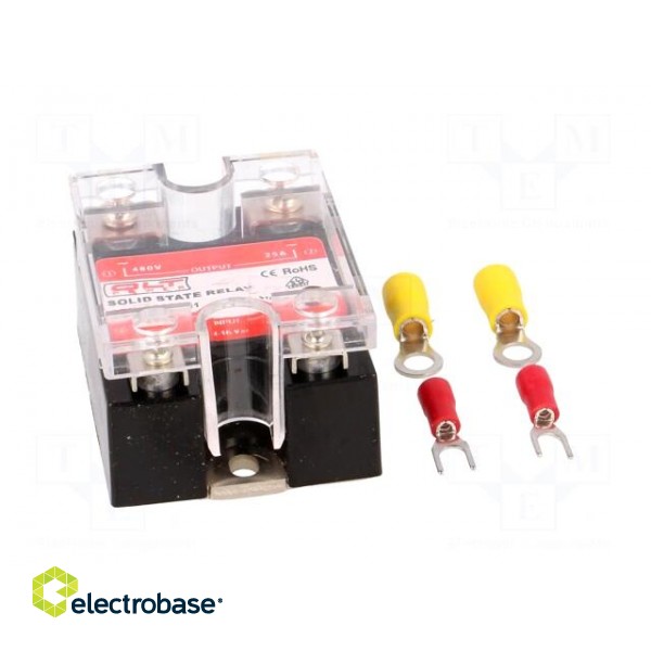 Relay: solid state | Ucntrl: 4÷16VDC | 25A | 44÷440VAC | Series: SSR-Z фото 9