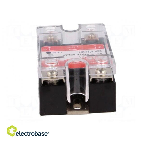 Relay: solid state | Ucntrl: 4÷32VDC | 10A | 24÷280VAC | Series: SSR-R image 5