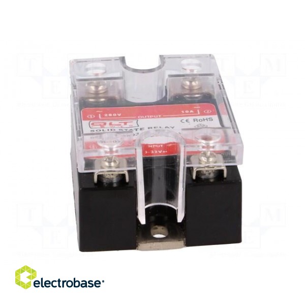 Relay: solid state | Ucntrl: 4÷32VDC | 10A | 24÷280VAC | Series: SSR-R image 9