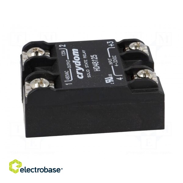 Relay: solid state | Ucntrl: 4÷32VDC | 125A | 48÷530VAC | -40÷80°C image 7