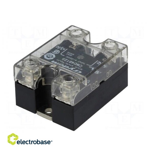 Relay: solid state | Ucntrl: 4÷32VDC | 125A | 48÷660VAC | screw type image 6