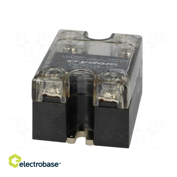 Relay: solid state | Ucntrl: 4÷32VDC | 125A | 48÷660VAC | screw type фото 9