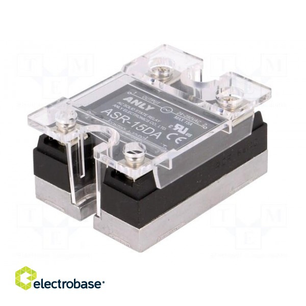 Relay: solid state | Ucntrl: 4÷32VDC | 15A | 24÷280VAC | Series: ASR фото 2