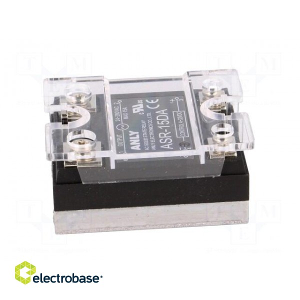 Relay: solid state | Ucntrl: 4÷32VDC | 15A | 24÷280VAC | Series: ASR image 7