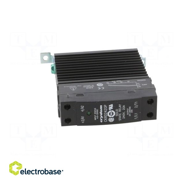 Relay: solid state | Ucntrl: 4÷32VDC | 20A | 24÷280VAC | -40÷80°C фото 9