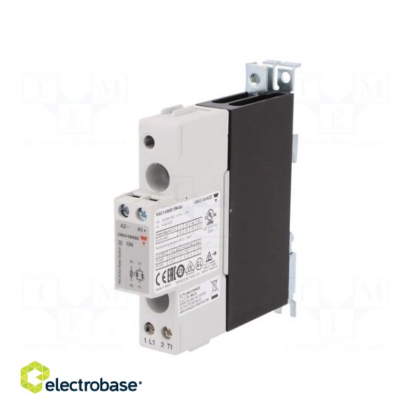 Relay: solid state | Ucntrl: 4÷32VDC | 20A | 42÷600VAC | DIN,panel image 1