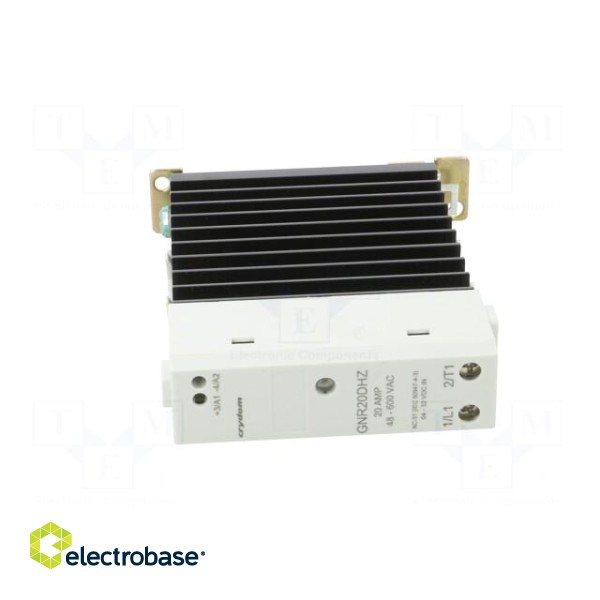 Relay: solid state | Ucntrl: 4÷32VDC | 20A | 48÷600VAC | -20÷80°C фото 9