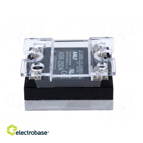 Relay: solid state | Ucntrl: 4÷32VDC | 25A | 24÷280VAC | Series: ASR фото 3