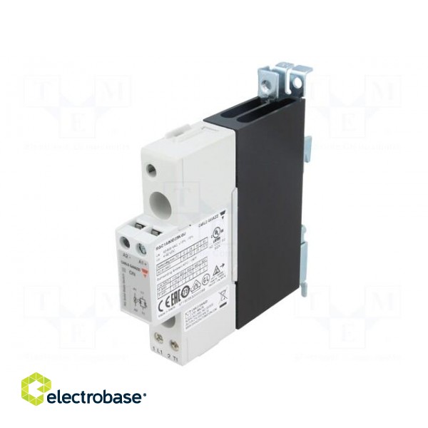 Relay: solid state | Ucntrl: 4÷32VDC | 25A | 42÷600VAC | DIN,panel image 1