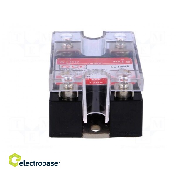 Relay: solid state | Ucntrl: 4÷32VDC | 25A | 44÷480VAC | Series: SSR-R фото 9