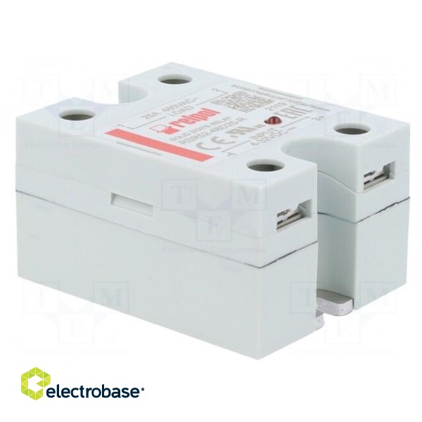 Relay: solid state | Ucntrl: 4÷32VDC | 25A | 48÷530VAC | -30÷80°C | IP20 фото 8