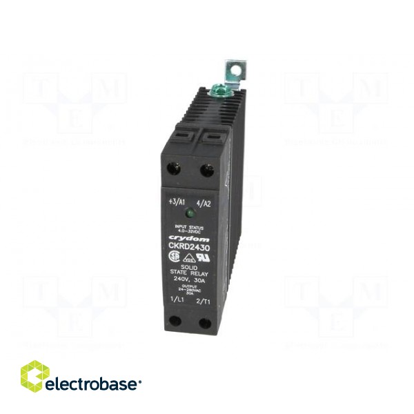 Relay: solid state | Ucntrl: 4÷32VDC | 30A | 24÷280VAC | DIN,on panel image 9