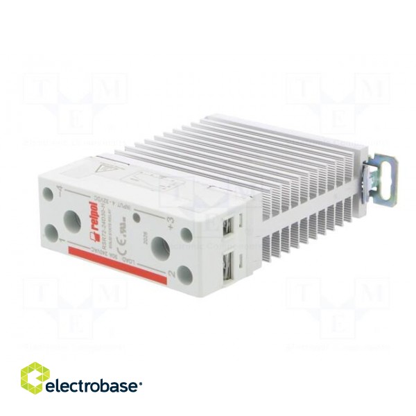 Relay: solid state | Ucntrl: 4÷32VDC | 30A | 24÷280VAC | DIN,on panel paveikslėlis 2