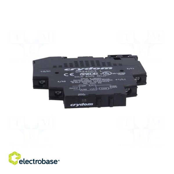 Relay: solid state | Ucntrl: 4÷32VDC | 3A | 24÷280VAC | -30÷80°C | IP00 фото 9
