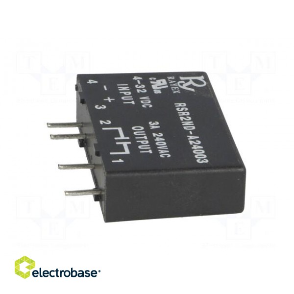 Relay: solid state | Ucntrl: 4÷32VDC | 3A | 24÷280VAC | Series: RSR2 фото 3