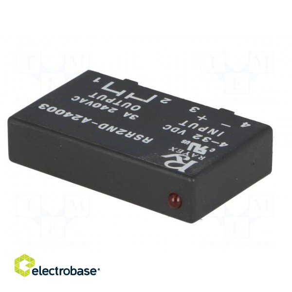 Relay: solid state | Ucntrl: 4÷32VDC | 3A | 24÷280VAC | Series: RSR2 image 6