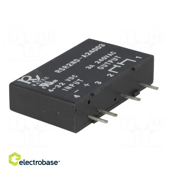 Relay: solid state | Ucntrl: 4÷32VDC | 3A | 24÷280VAC | Series: RSR2 image 8