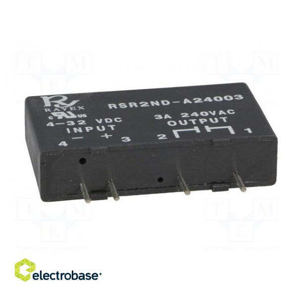 Relay: solid state | Ucntrl: 4÷32VDC | 3A | 24÷280VAC | Series: RSR2 фото 9
