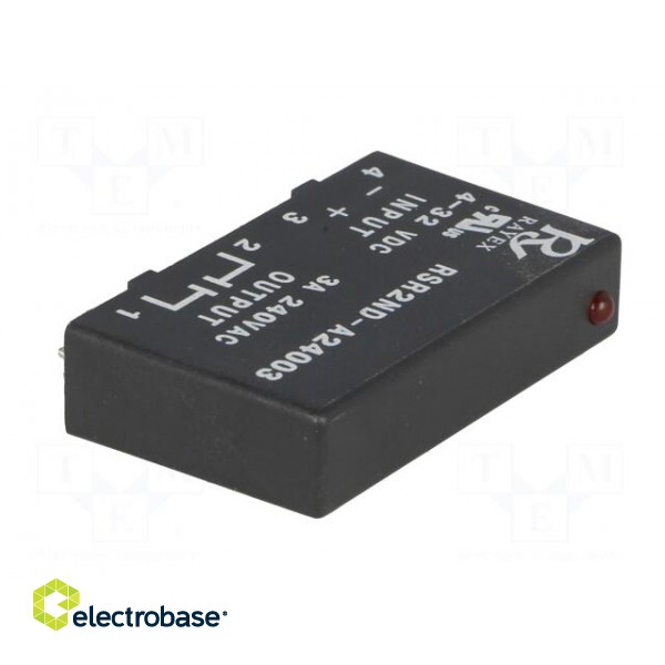 Relay: solid state | Ucntrl: 4÷32VDC | 3A | 24÷280VAC | Series: RSR2 image 4