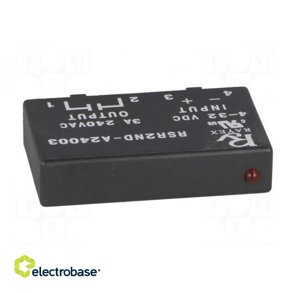 Relay: solid state | Ucntrl: 4÷32VDC | 3A | 24÷280VAC | Series: RSR2 image 5