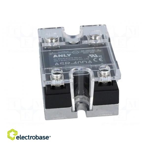Relay: solid state | Ucntrl: 4÷32VDC | 40A | 24÷280VAC | Series: ASR image 9