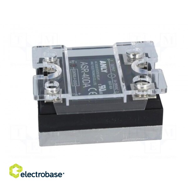 Relay: solid state | Ucntrl: 4÷32VDC | 40A | 24÷280VAC | Series: ASR image 3