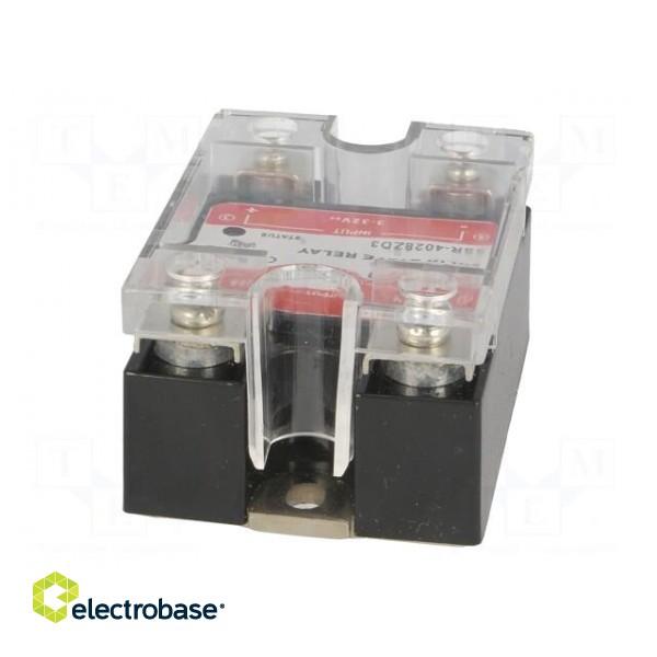 Relay: solid state | Ucntrl: 4÷32VDC | 40A | 24÷280VAC | Series: SSR-Z image 5