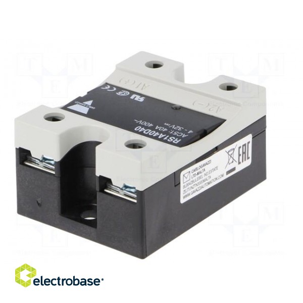 Relay: solid state | Ucntrl: 4÷32VDC | 40A | 42÷440VAC | -40÷80°C | IP20 image 6