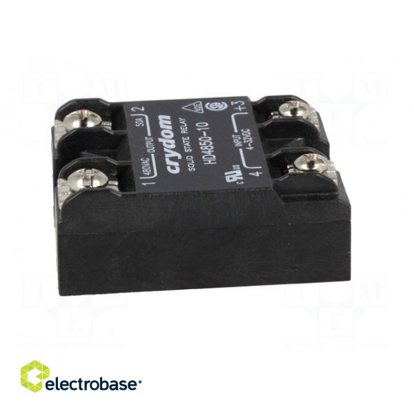 Relay: solid state | Ucntrl: 4÷32VDC | 50A | 48÷530VAC | -40÷80°C фото 7