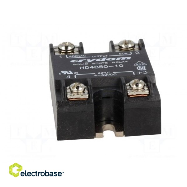 Relay: solid state | Ucntrl: 4÷32VDC | 50A | 48÷530VAC | -40÷80°C фото 9