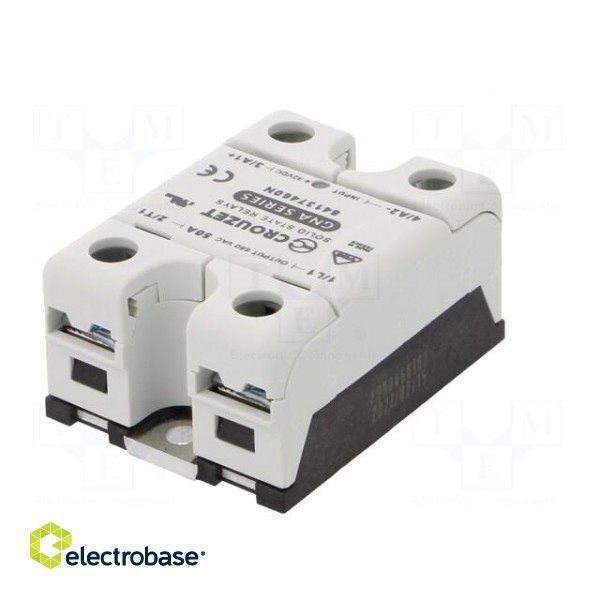 Relay: solid state | Ucntrl: 4÷32VDC | 50A | 48÷660VAC | -40÷80°C | IP20 image 6