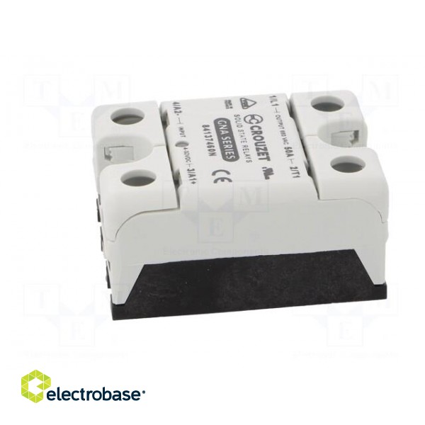 Relay: solid state | Ucntrl: 4÷32VDC | 50A | 48÷660VAC | -40÷80°C | IP20 image 3