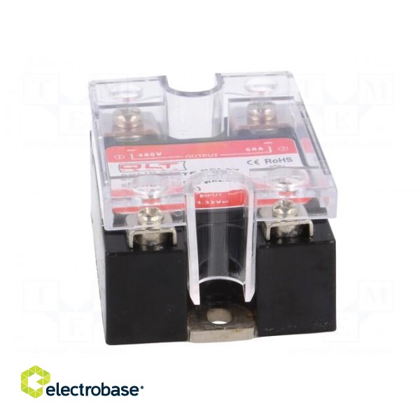 Relay: solid state | Ucntrl: 4÷32VDC | 60A | 44÷480VAC | Series: SSR-R image 10