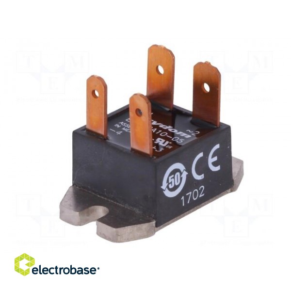 Relay: solid state | Ucntrl: 4÷8VDC | 10A | 24÷280VAC | -30÷80°C | IP00 image 2