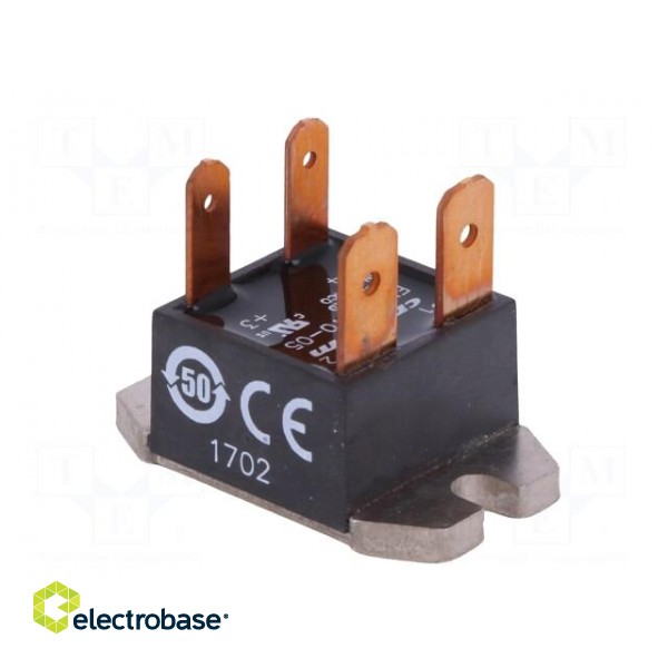 Relay: solid state | Ucntrl: 4÷8VDC | 10A | 24÷280VAC | -30÷80°C | IP00 image 4