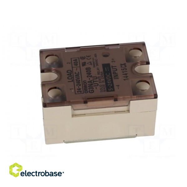 Relay: solid state | Ucntrl: 5÷24VDC | 40A | 24÷240VAC | -30÷80°C image 7