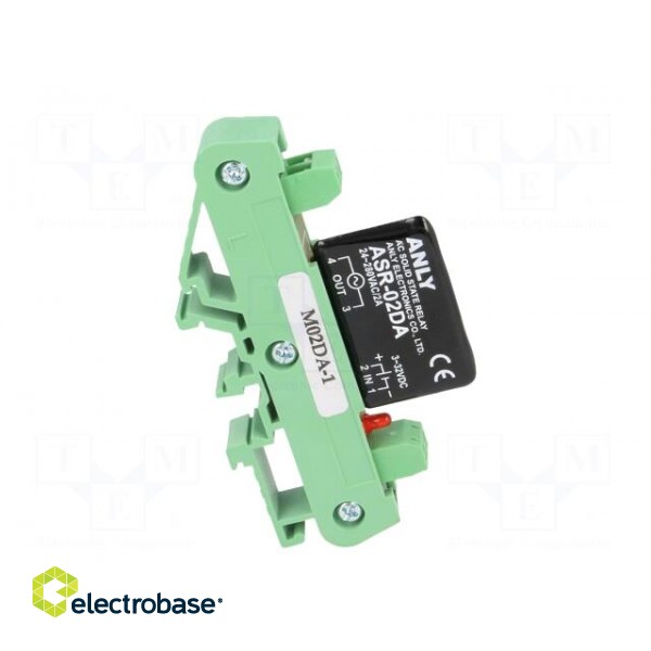 Relay: solid state | Ucntrl: 5÷32VDC | 2A | 24÷280VAC | DIN | 87x14x51mm фото 7