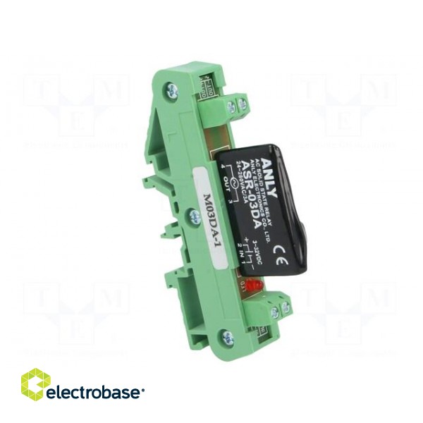 Relay: solid state | Ucntrl: 5÷32VDC | 3A | 24÷280VAC | DIN | 87x14x51mm фото 8