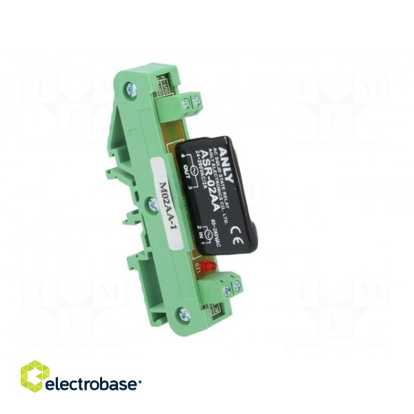 Relay: solid state | Ucntrl: 80÷280VAC | 2A | 24÷280VAC | DIN | IP00 фото 8